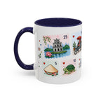 Hanoi Coffee Mug | Postage Stamp Collage Mug | Travel Souvenir Accent Cup 11oz 15oz