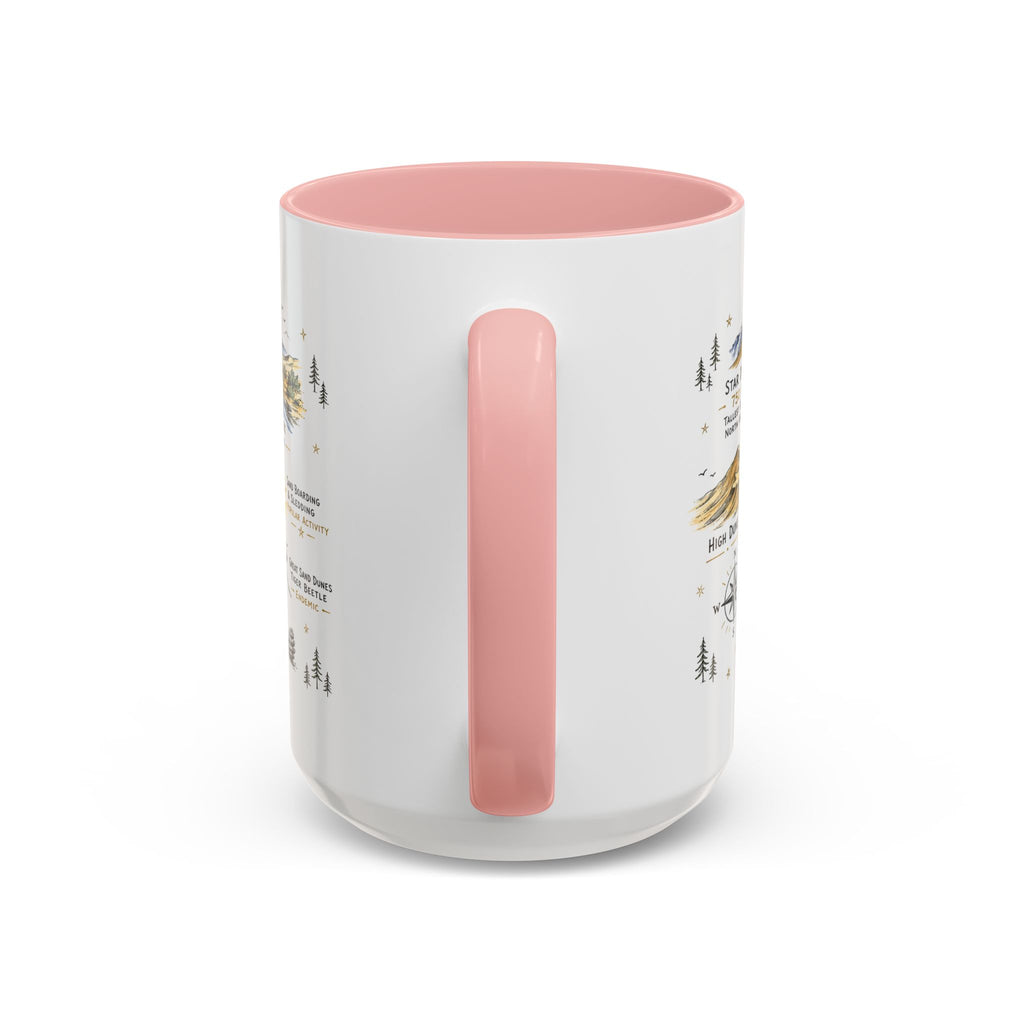 Great Sand Dunes National Park Coffee Mug | Colorado Desert Mountain Dunes Gift | Accent Color Ceramic 11oz 15oz