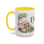 India Home Country Mug | Moving Away Gift | Long Distance Friendship | 11 oz 15 oz Accent Mug