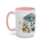 Lake Garda Mug, Italy Travel Souvenir, Bucket List Gift, Accent Ceramic Coffee Mug 11oz 15oz