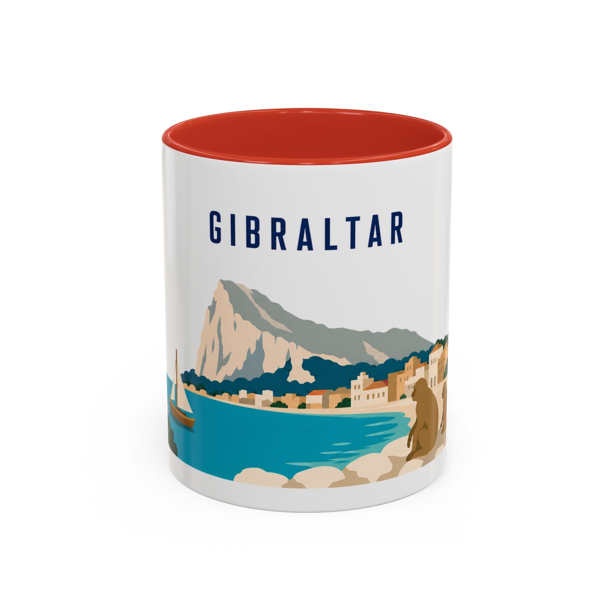 Gibraltar Coffee Mug | Travel Souvenir Accent Mug | Country Gift Ceramic Cup 11oz 15oz