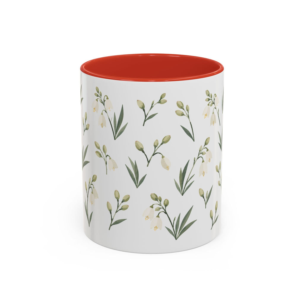 New Mexico Yucca Flower Mug, State Flower Floral Coffee Cup, 11oz Botanical Gift