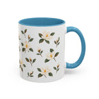 Mississippi Magnolia Mug, State Flower Floral Coffee Cup, 11oz Botanical Gift