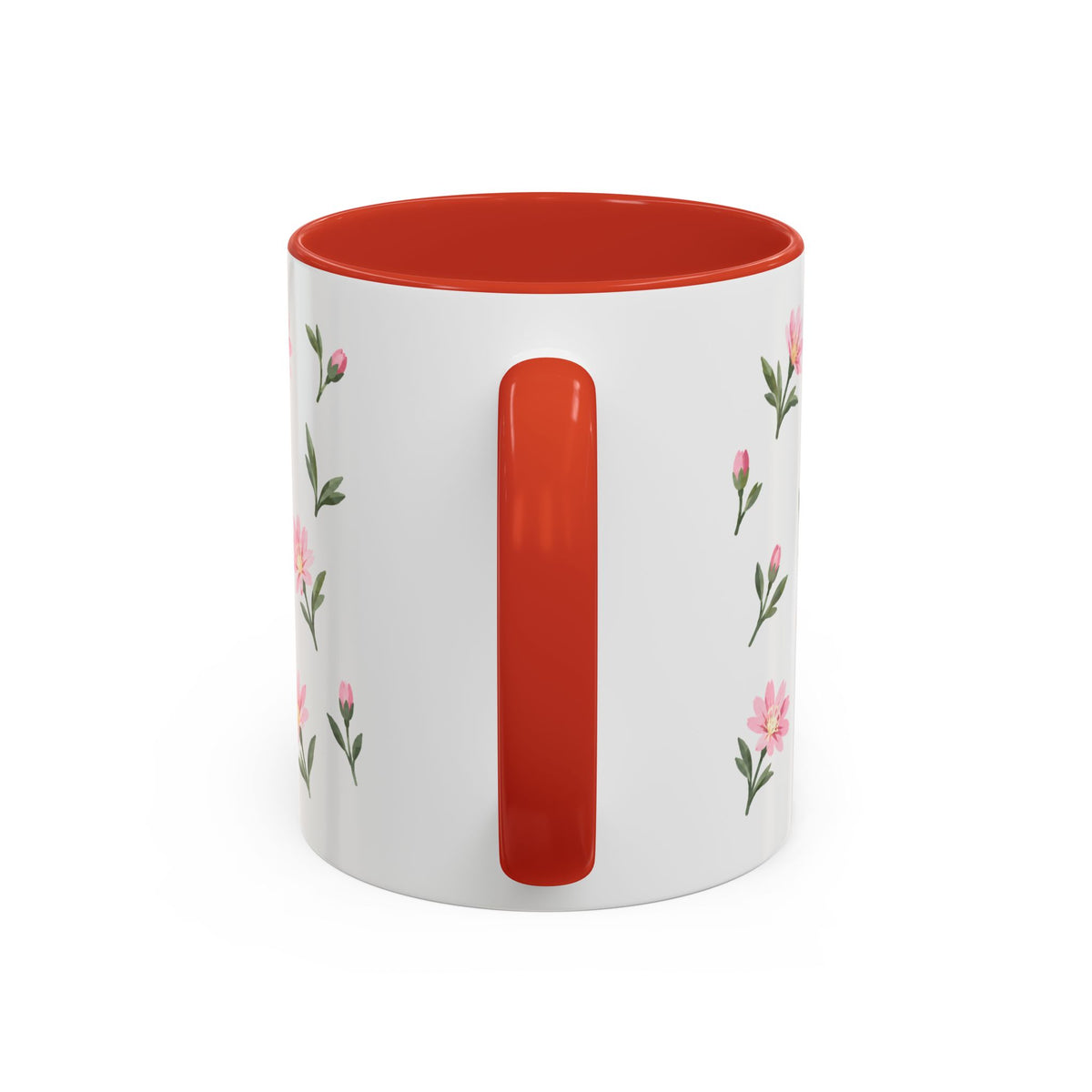 Montana Bitterroot Mug, State Flower Floral Coffee Cup, 11oz Botanical Gift
