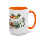 Sacramento Illustrated Travel Mug | City Souvenir Accent Coffee Mug | 11oz 15oz Ceramic Cup