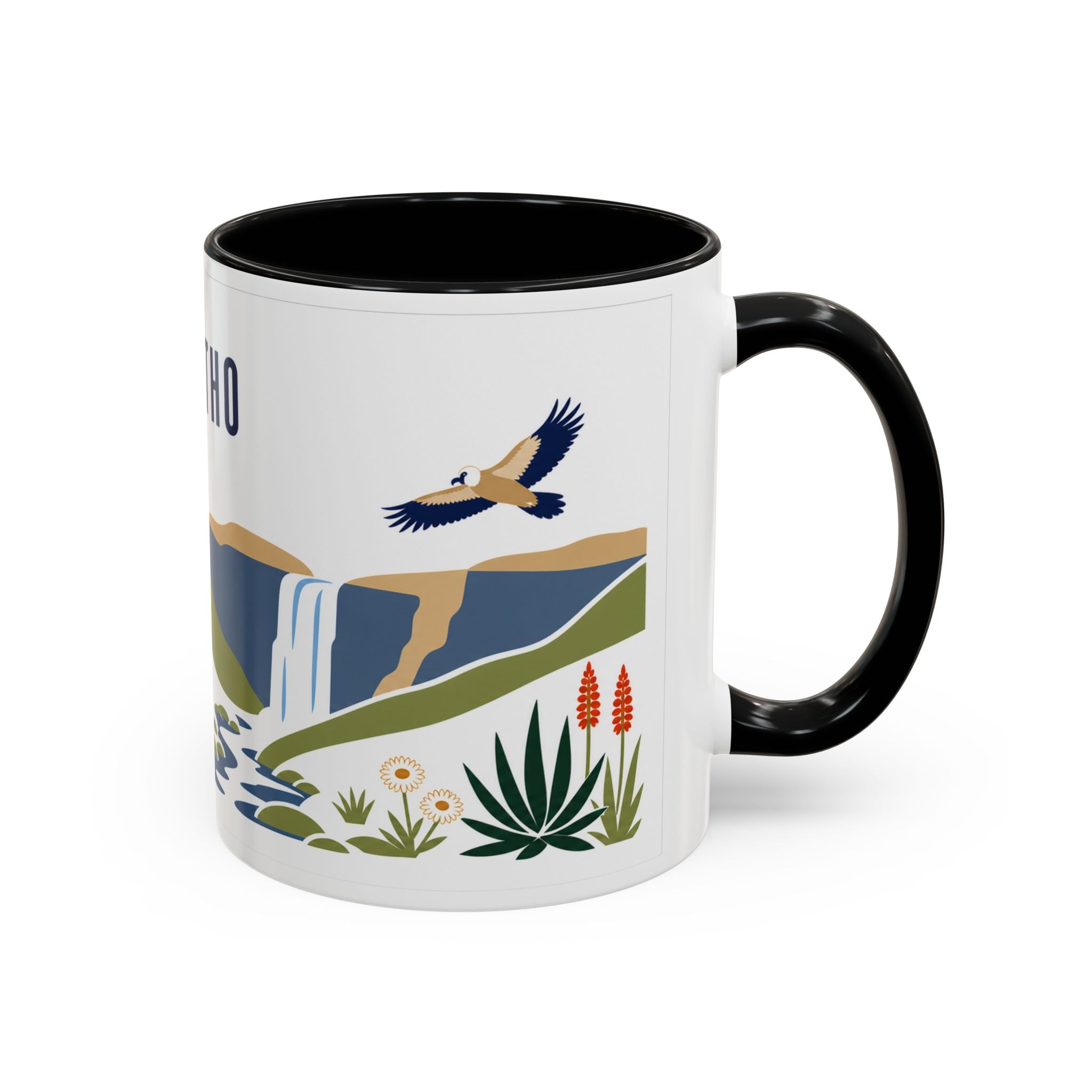 Lesotho Coffee Mug | Travel Souvenir Accent Mug | Country Gift Ceramic Cup 11oz 15oz