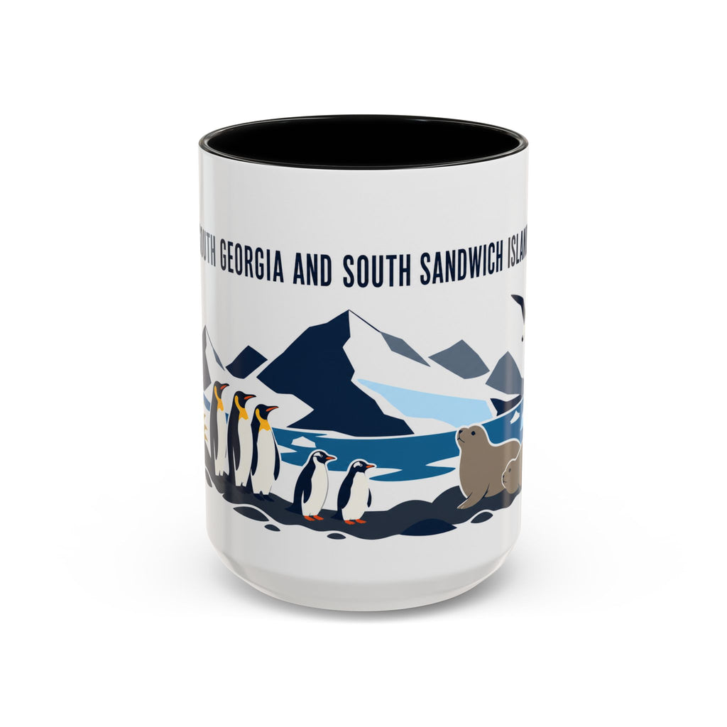 South Georgia and South Sandwich Islands Coffee Mug | Travel Souvenir Accent Mug | Country Gift Ceramic Cup 11oz 15oz