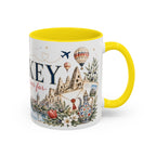 Turkey Home Country Mug | Moving Away Gift | Long Distance Friendship | 11 oz 15 oz Accent Mug
