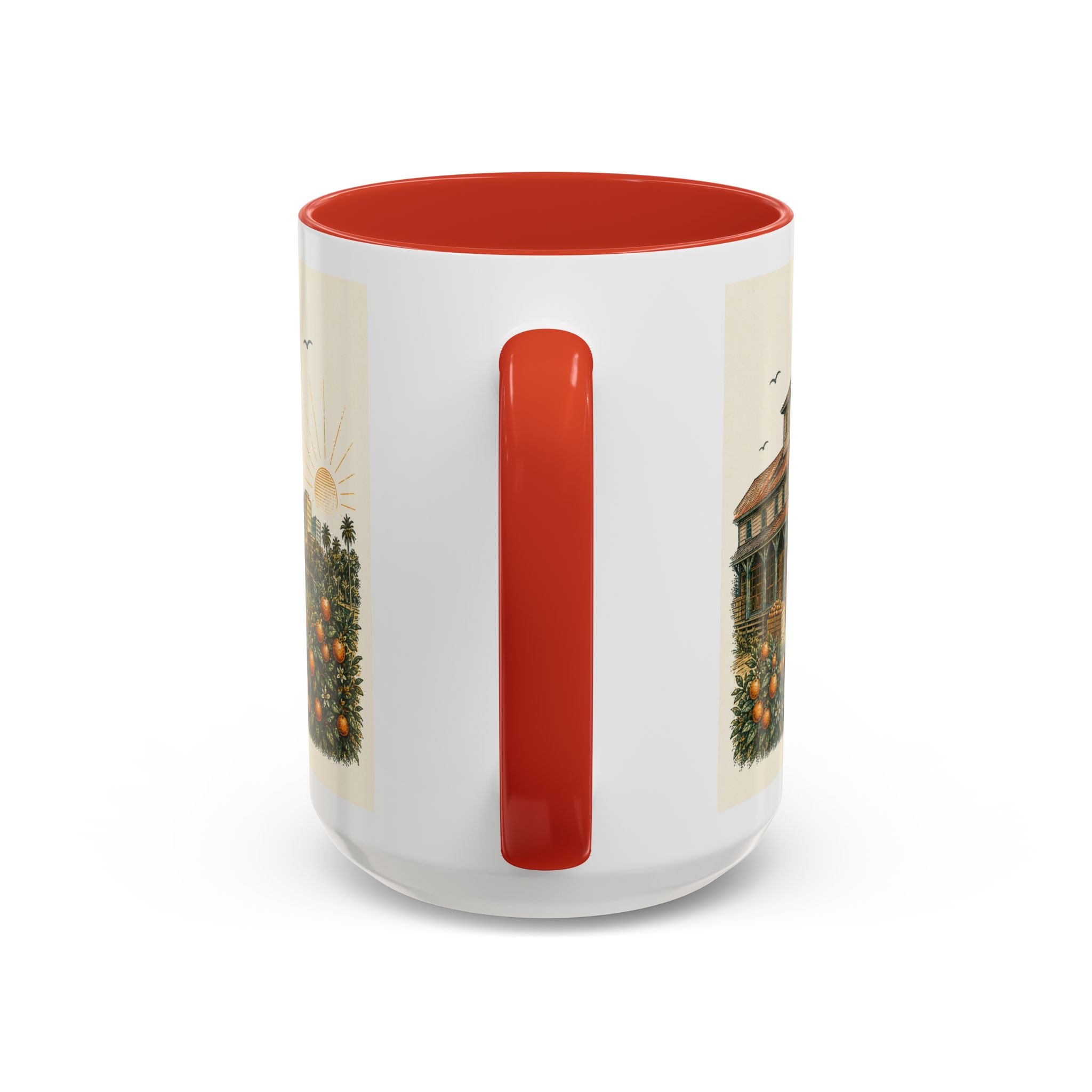Orlando Coffee Mug | United States Travel Souvenir | Vintage Illustrated City Gift | 11 oz 15 oz Accent Mug