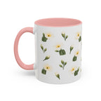 Arizona Saguaro cactus blossom Mug, State Flower Floral Coffee Cup, 11oz Botanical Gift