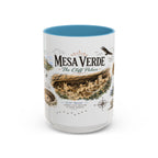 Mesa Verde National Park Coffee Mug | Colorado Ancient Cliff Dwellings Gift | Accent Color Ceramic 11oz 15oz