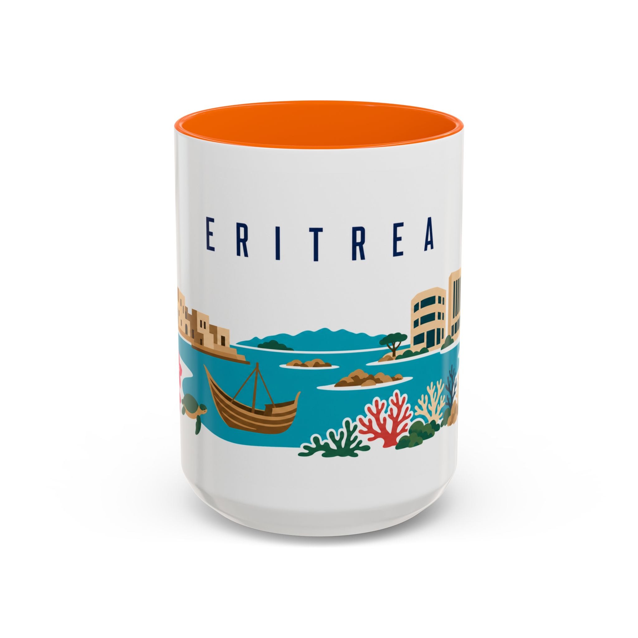 Eritrea Coffee Mug | Travel Souvenir Accent Mug | Country Gift Ceramic Cup 11oz 15oz