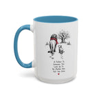 King Lion Dad Coffee Mug | Father's Day Pride Accent Ceramic (11oz 15oz)