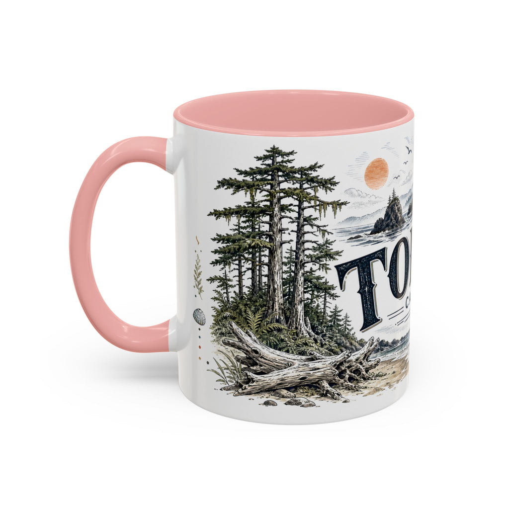 Tofino Mug, Canada Travel Souvenir, Bucket List Gift, Accent Ceramic Coffee Mug 11oz 15oz