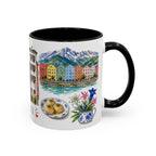 Innsbruck Illustrated Travel Mug | City Souvenir Accent Coffee Mug | 11oz 15oz Ceramic Cup