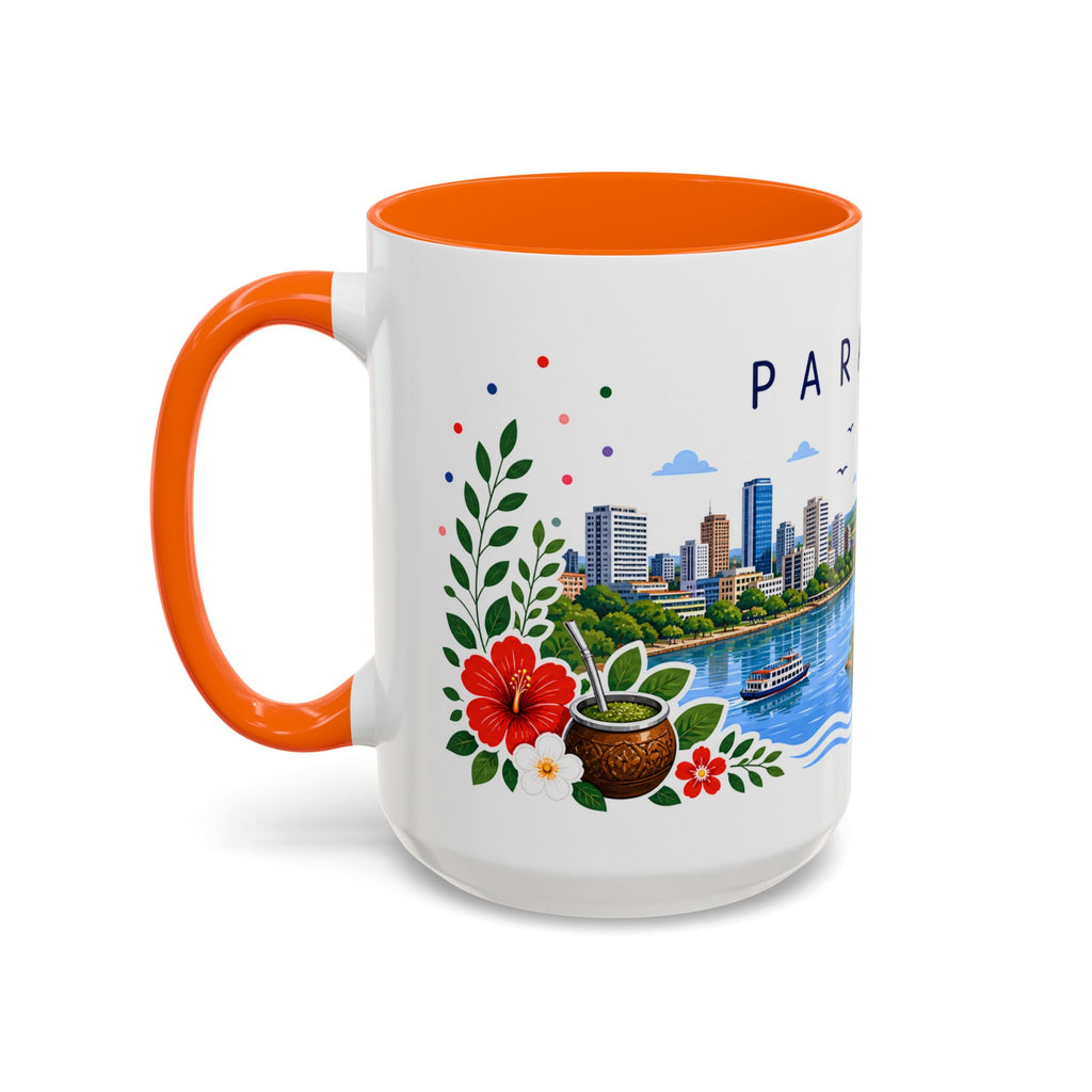Paraguay Coffee Mug | Travel Souvenir Accent Mug | Place Gift Ceramic Cup 11oz 15oz