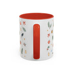 Arkansas Christmas Mug | Watercolor Travel Souvenir | Holiday Gift | Accent Ceramic Coffee Cup 11oz 15oz