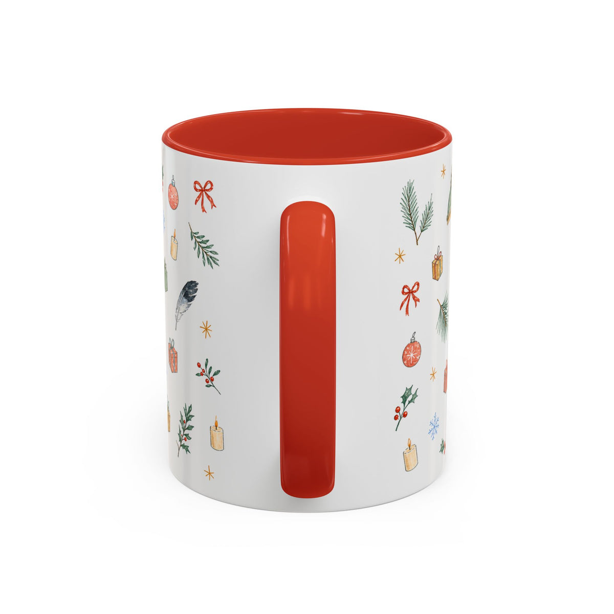 Arkansas Christmas Mug | Watercolor Travel Souvenir | Holiday Gift | Accent Ceramic Coffee Cup 11oz 15oz
