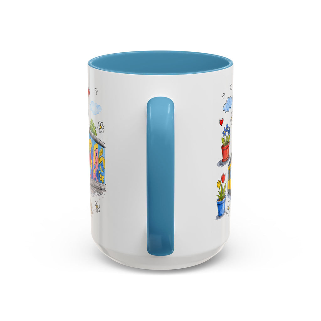Berlin Travel Mug | European City Souvenir Accent Coffee Mug | 11oz 15oz Ceramic Cup