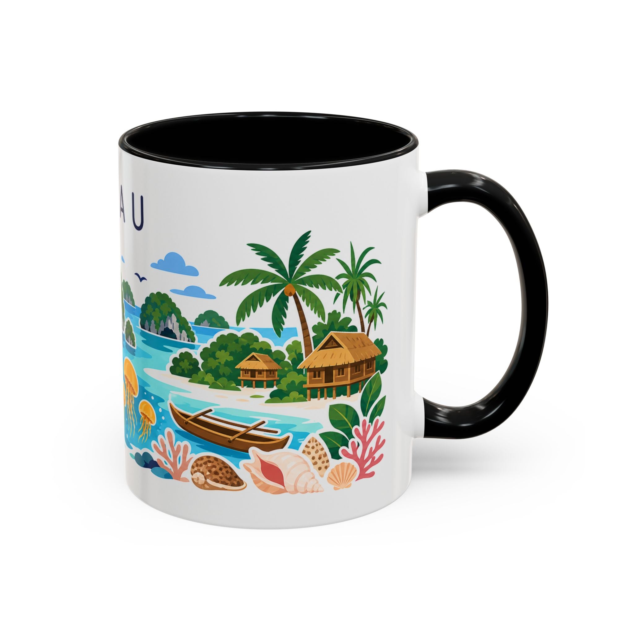 Palau Coffee Mug | Travel Souvenir Accent Mug | Country Gift Ceramic Cup 11oz 15oz