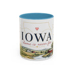 Iowa State Mug | Home is Never Far Accent Mug (11oz or 15oz)