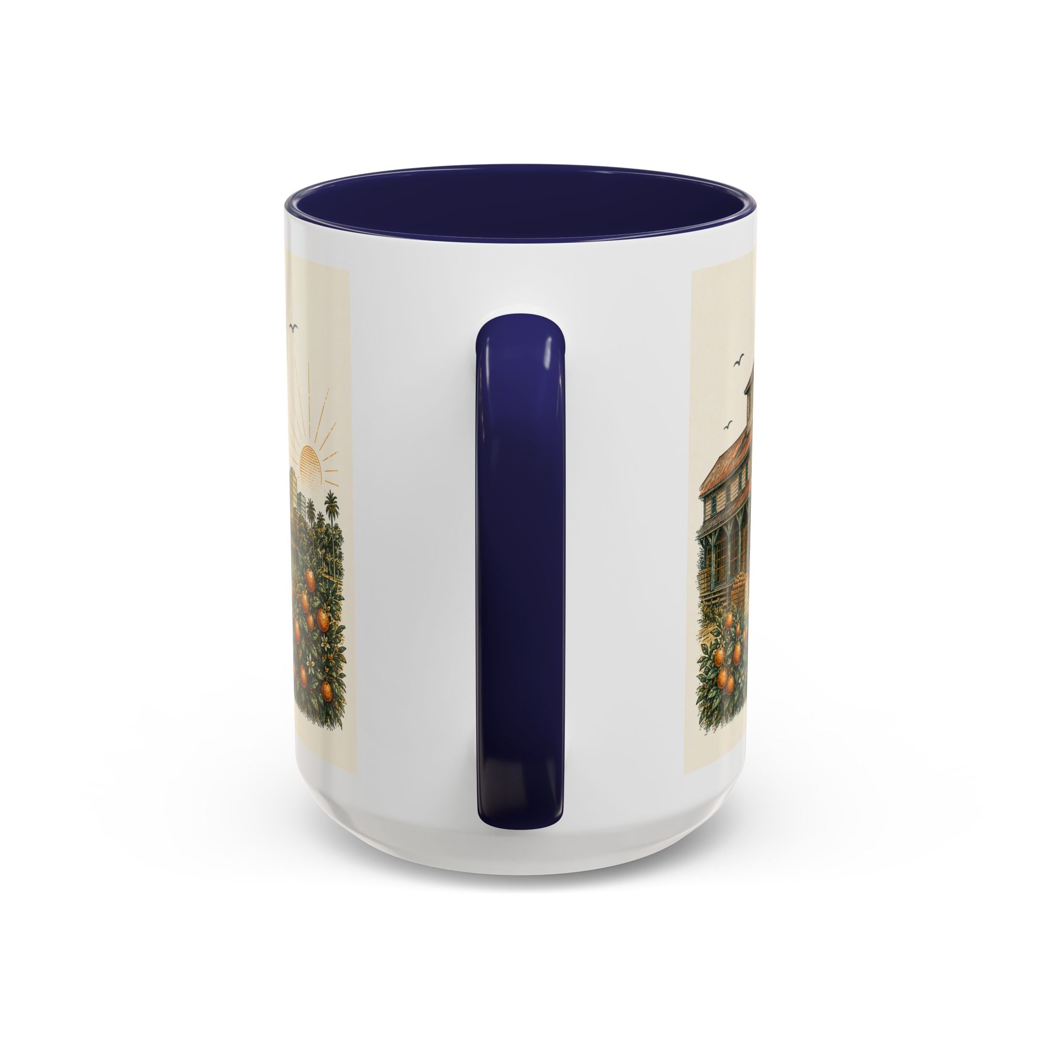 Orlando Coffee Mug | United States Travel Souvenir | Vintage Illustrated City Gift | 11 oz 15 oz Accent Mug