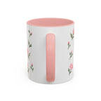 Montana Bitterroot Mug, State Flower Floral Coffee Cup, 11oz Botanical Gift