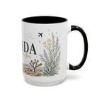 Nevada Home State Mug | Moving Away, Long Distance Friendship Gift | 11oz 15oz Accent Mug