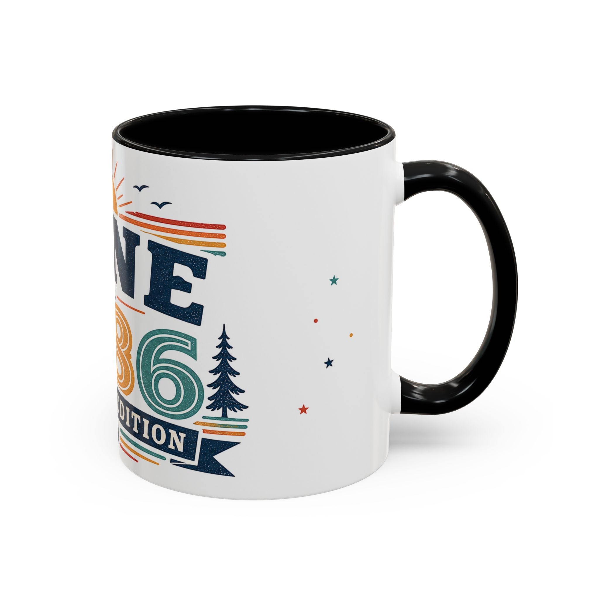 Custom Retro Birthday Mug | Personalized Month Year Gift (11oz 15oz)