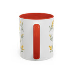 Nebraska Goldenrod Mug, State Flower Floral Coffee Cup, 11oz Botanical Gift