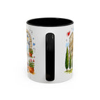 Rome Travel Mug | European City Souvenir Accent Coffee Mug | 11oz 15oz Ceramic Cup