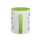 Montana Bitterroot Mug, State Flower Floral Coffee Cup, 11oz Botanical Gift