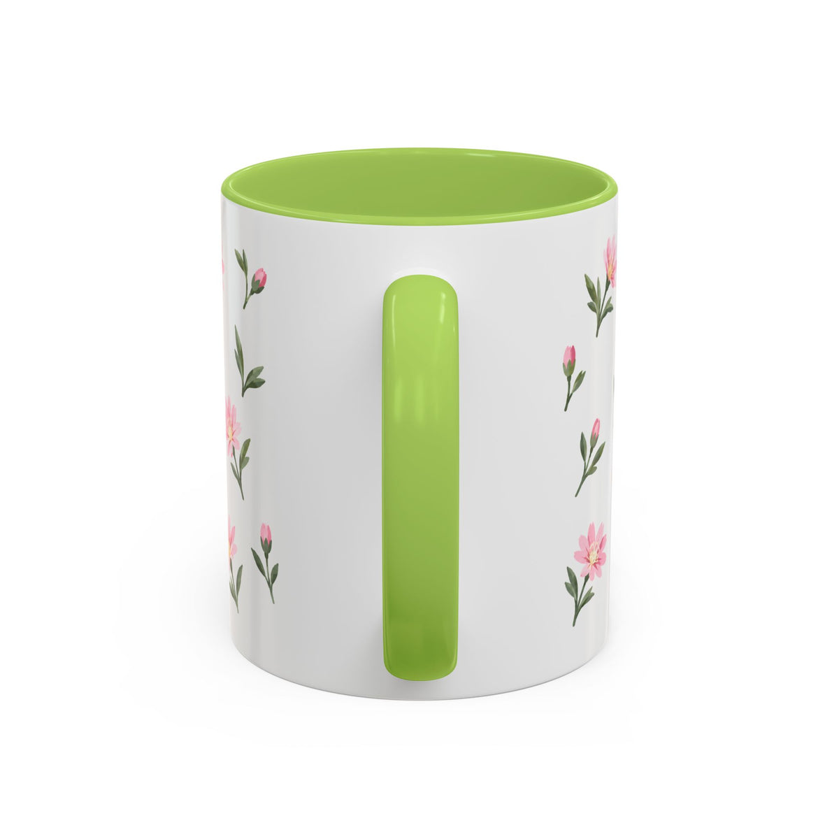 Montana Bitterroot Mug, State Flower Floral Coffee Cup, 11oz Botanical Gift