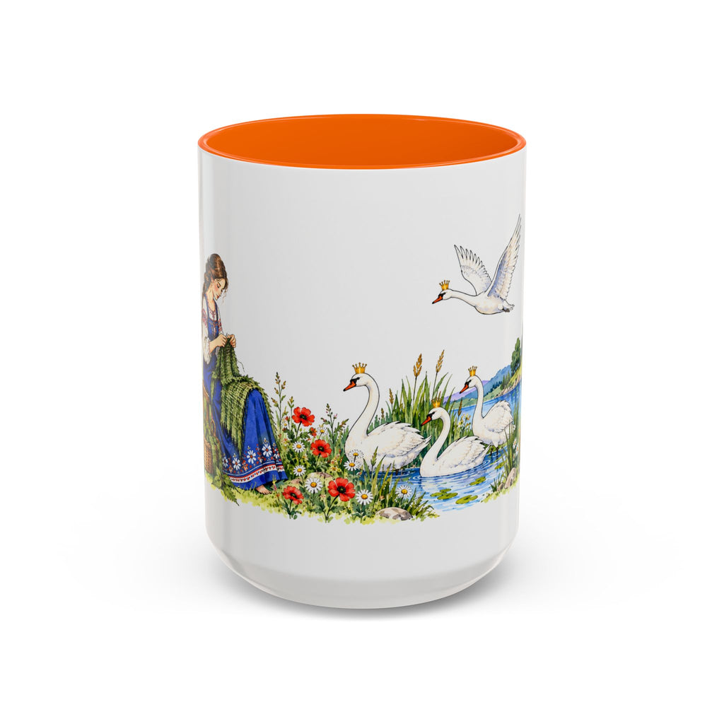 The Wild Swans Mug | Storybook Fairy Tale Accent Coffee Mug | EveryLegend