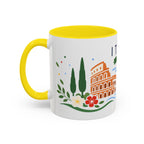 Italy Coffee Mug | Travel Souvenir Accent Mug | Country Gift Ceramic Cup 11oz 15oz