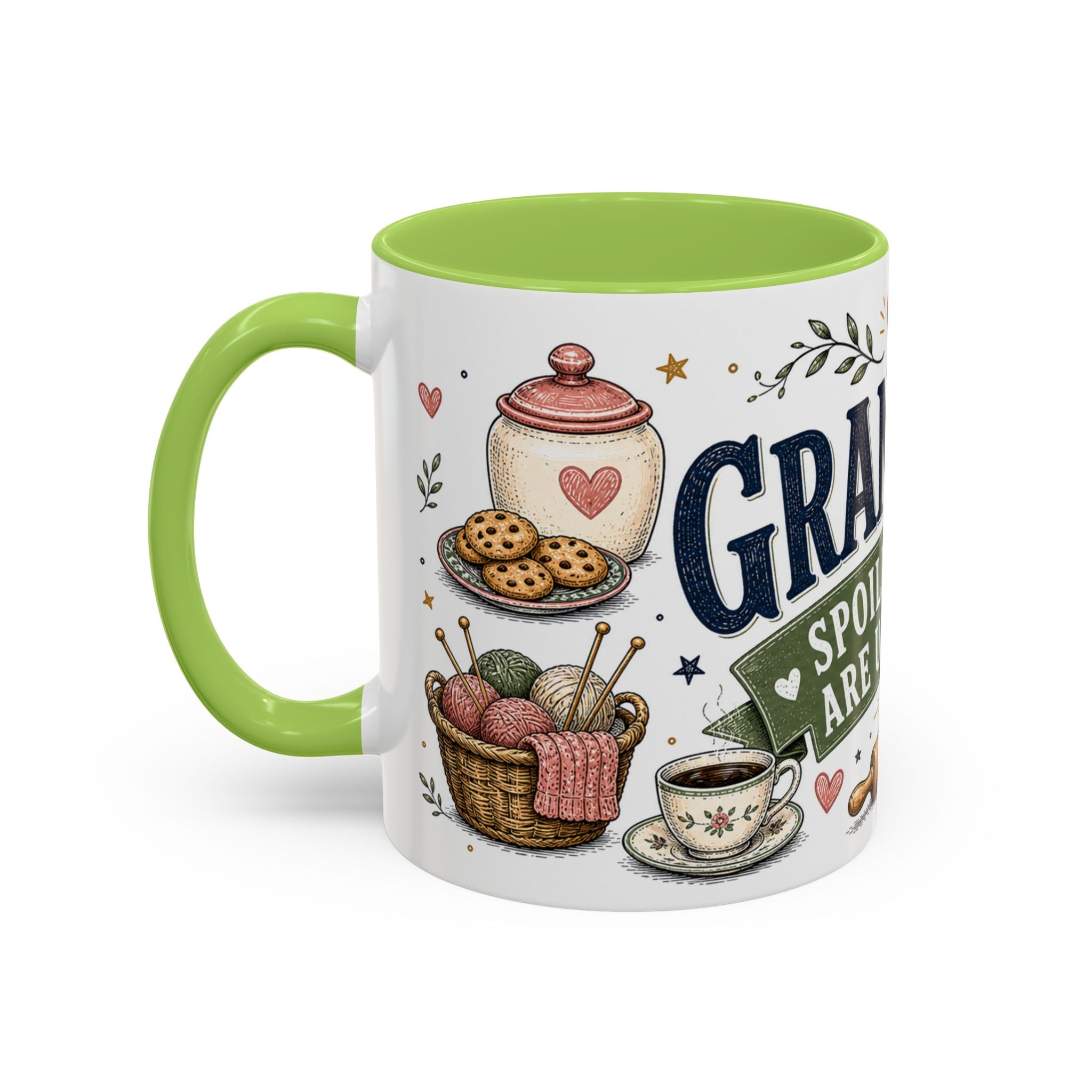 Grandma's Spoiling Skills Are Unmatched Coffee Mug | Funny Gift From Grandkids | Accent Ceramic 11oz 15oz