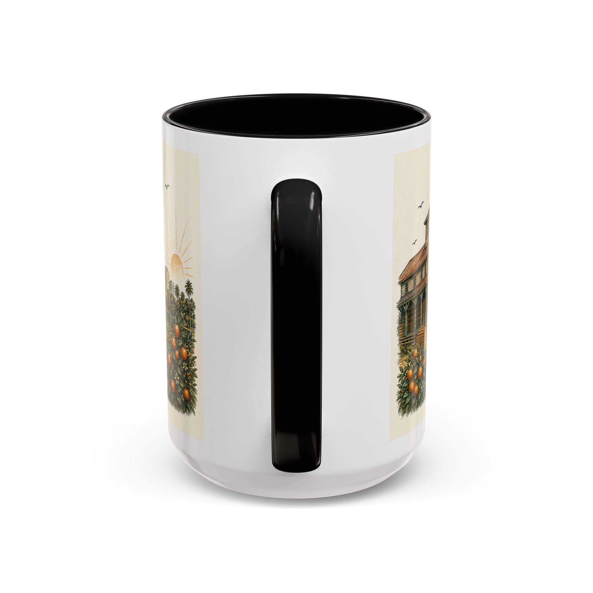 Orlando Coffee Mug | United States Travel Souvenir | Vintage Illustrated City Gift | 11 oz 15 oz Accent Mug