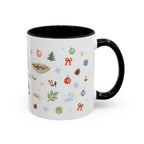 Mammoth Cave National Park Christmas Mug | Watercolor Travel Souvenir | Holiday Gift | Accent Ceramic Coffee Cup 11oz 15oz