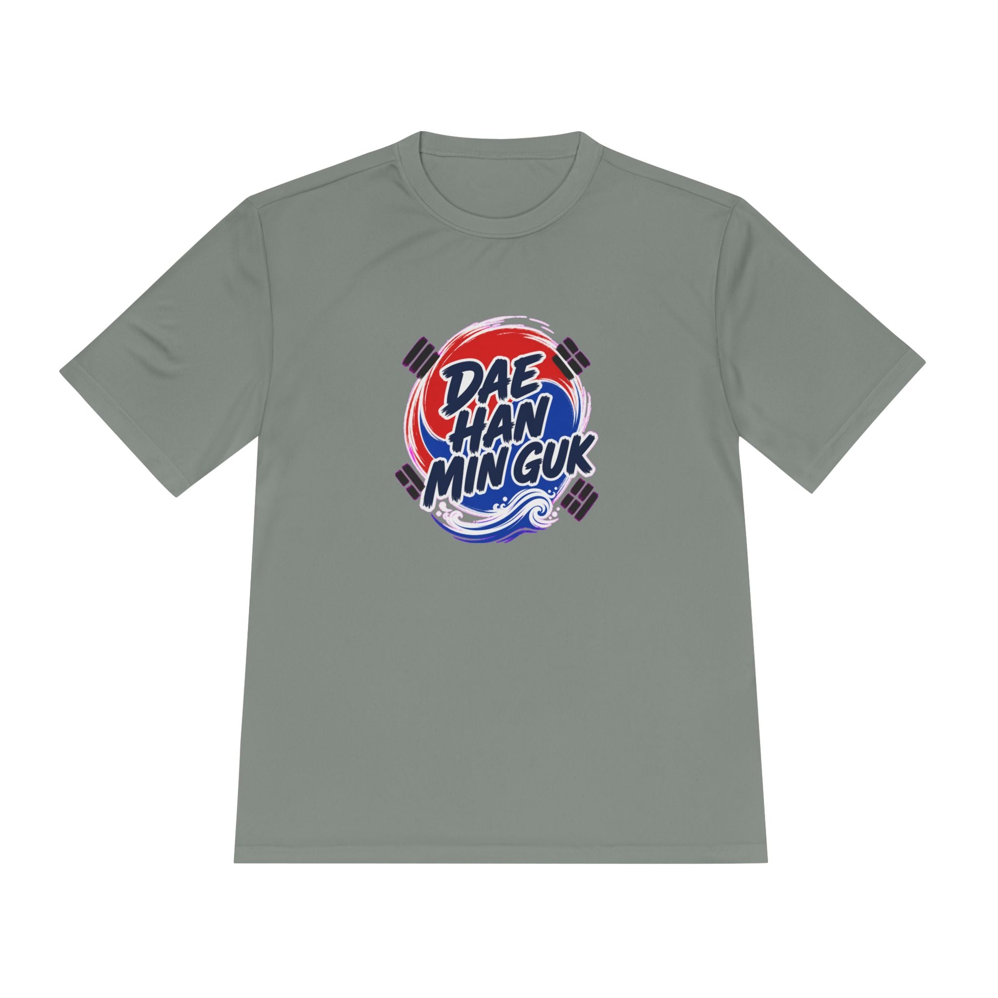 South Korea Dae Han Min Guk Soccer Fan T-Shirt, Moisture Wicking Sport Tee