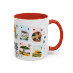 Nairobi Coffee Mug | Postage Stamp Collage Mug | Travel Souvenir Accent Cup 11oz 15oz