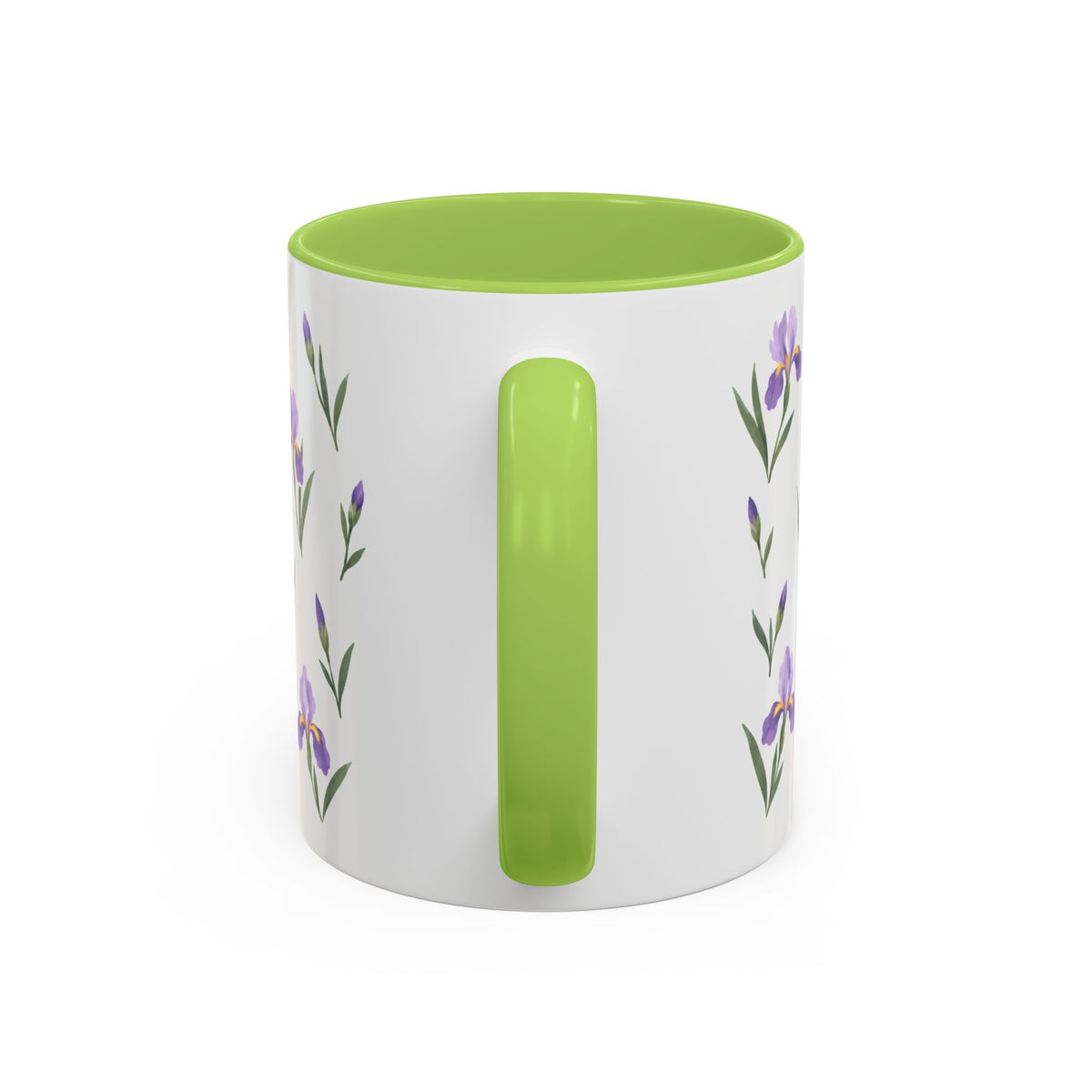 Tennessee Iris Mug, State Flower Floral Coffee Cup, 11oz Botanical Gift