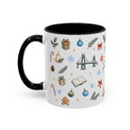 Portland Christmas Watercolor Mug | City Souvenir Coffee Cup (11oz 15oz)