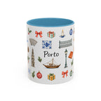 Porto Christmas Mug | Watercolor City Souvenir, Travel Gift (11oz/15oz)