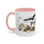 Pinnacles National Park Coffee Mug | California Rock Climbing Condor Gift | Accent Color Ceramic 11oz 15oz