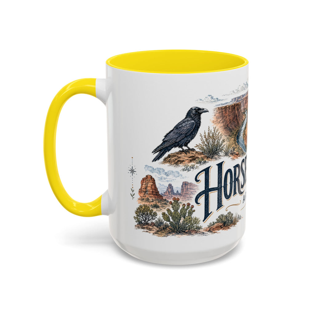 Horseshoe Bend Mug, Arizona Travel Souvenir, Bucket List Gift, Accent Ceramic Coffee Mug 11oz 15oz