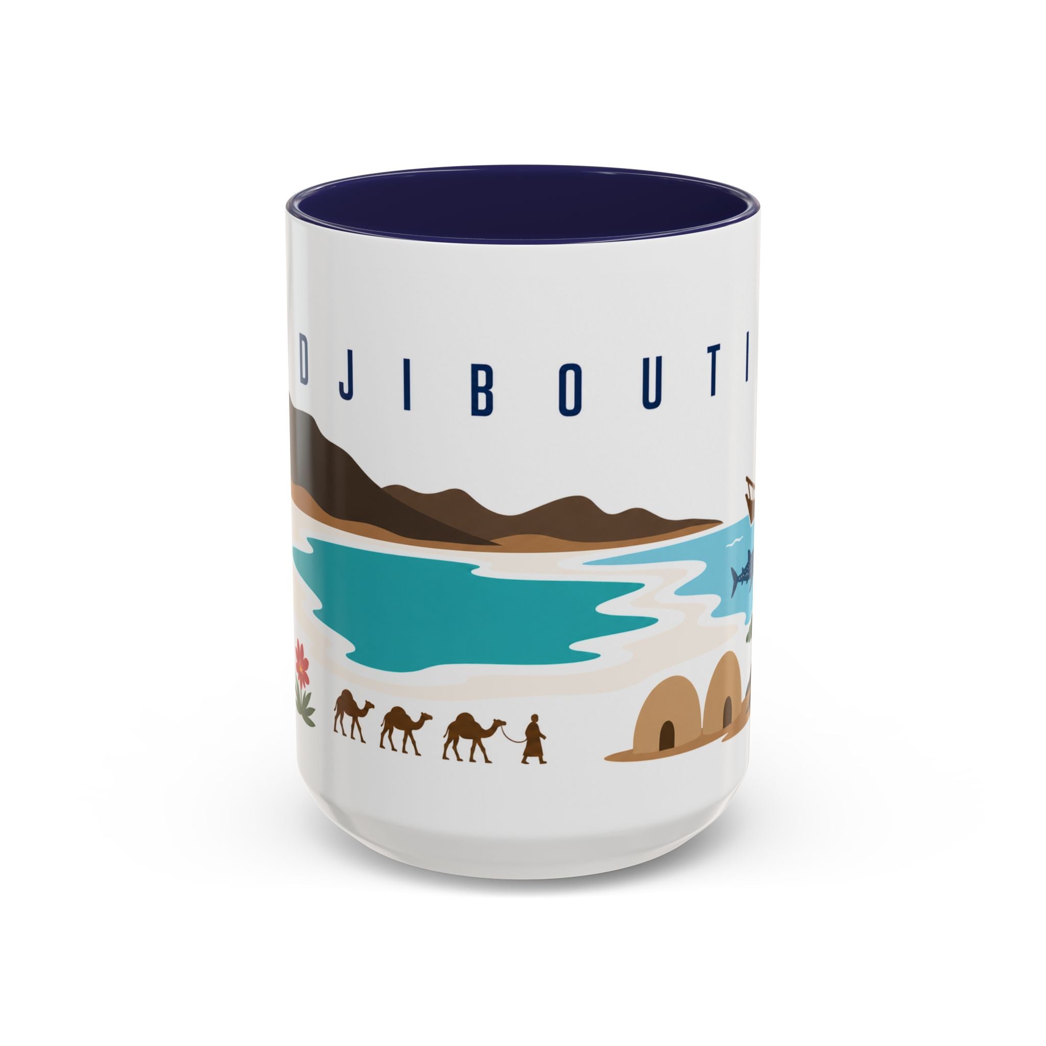 Djibouti Coffee Mug | Travel Souvenir Accent Mug | Country Gift Ceramic Cup 11oz 15oz