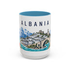 Albania Coffee Mug | Travel Souvenir Accent Mug | Country Gift Ceramic Cup 11oz 15oz
