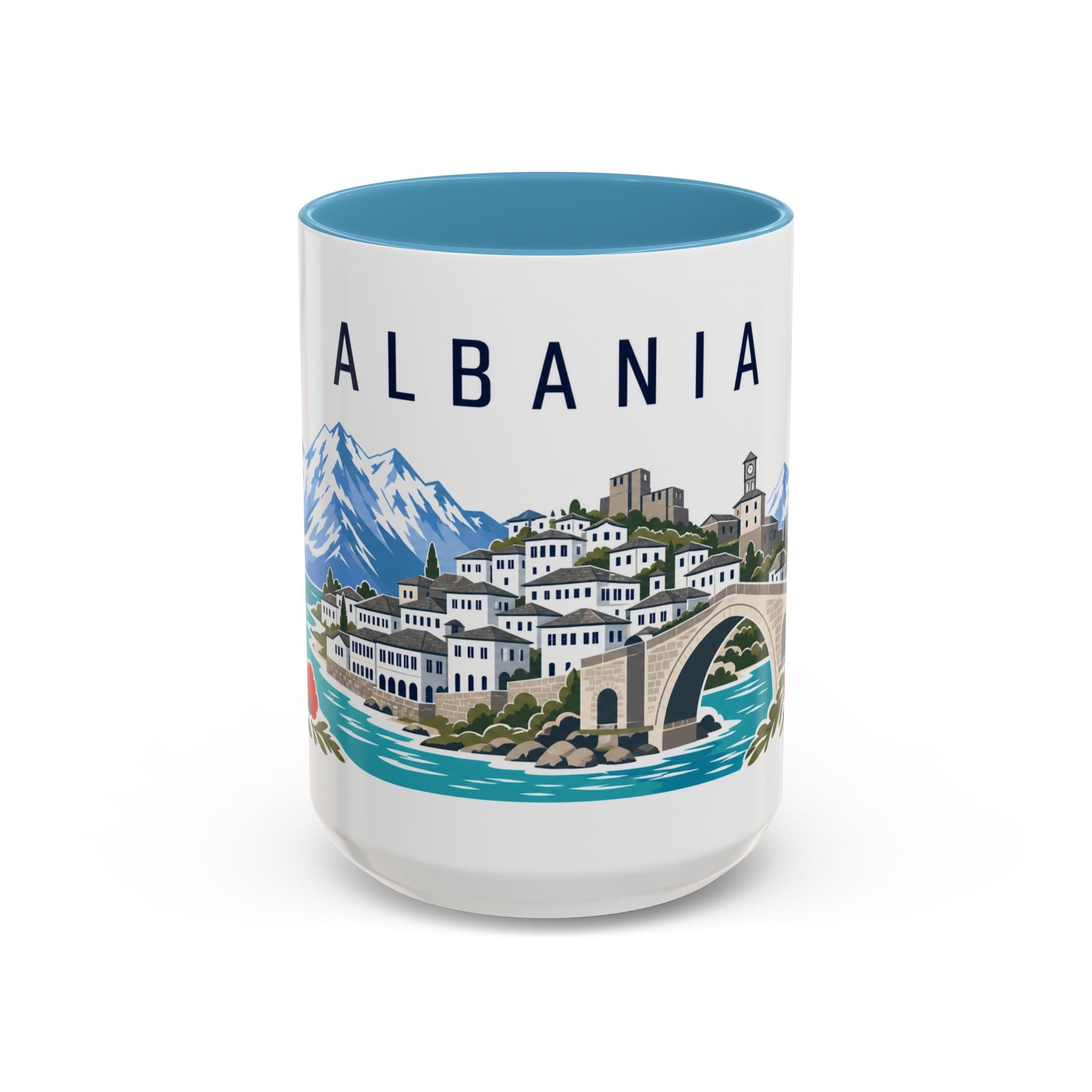 Albania Coffee Mug | Travel Souvenir Accent Mug | Country Gift Ceramic Cup 11oz 15oz