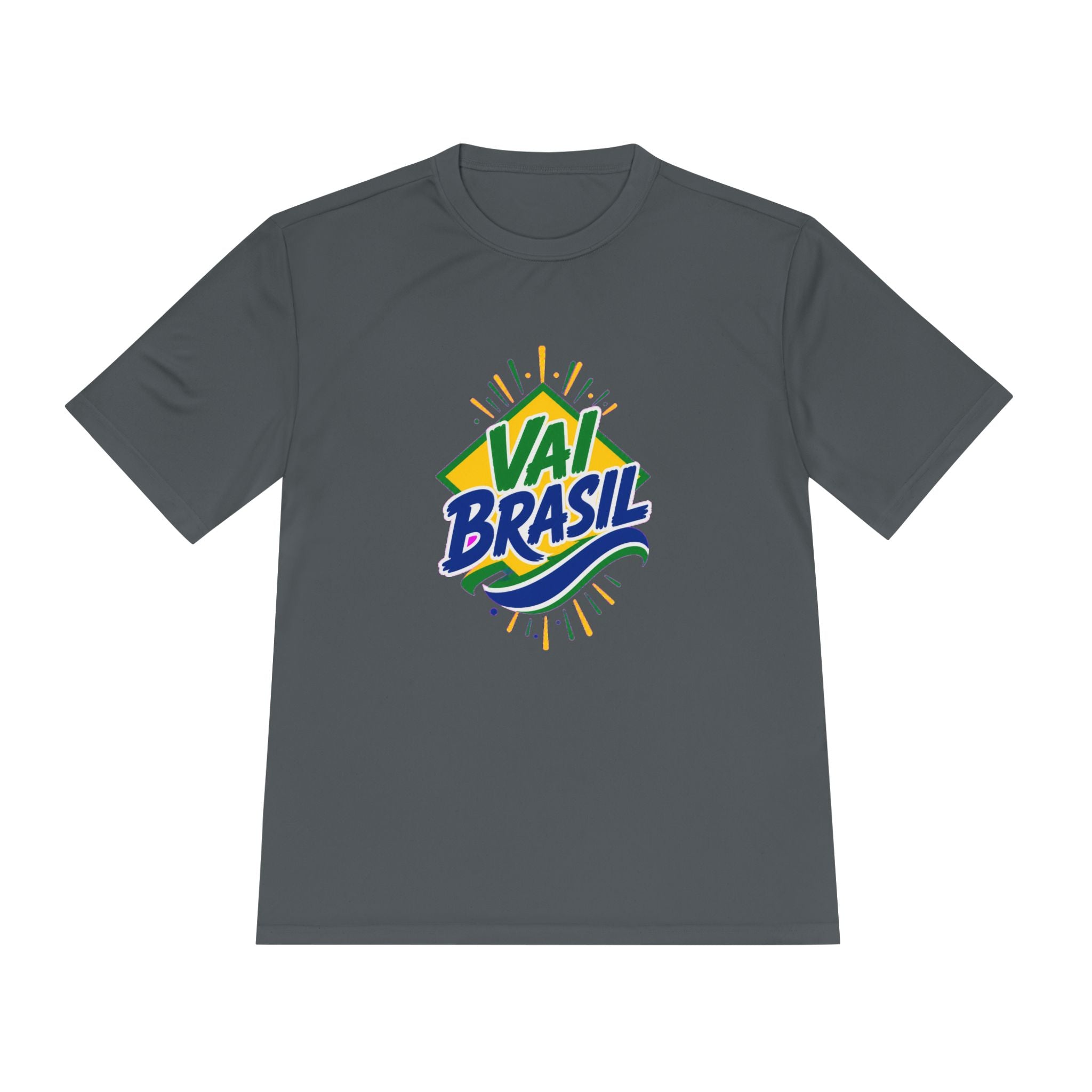 Brazil Soccer T Shirt, Vai Brasil Tee, World Football Fan Shirt, Moisture Wicking Sport Tee