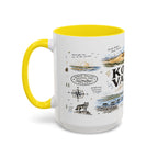 Kobuk Valley National Park Coffee Mug | Alaska Arctic Sand Dunes Gift | Accent Color Ceramic 11oz 15oz